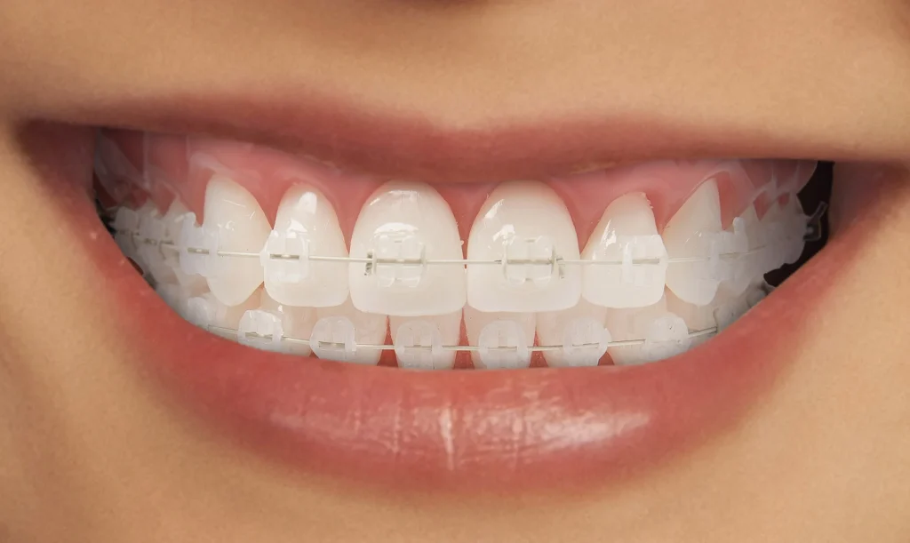 Metal braces vs clear braces in Dubai: Which One Fits Your Life? 2 Clear braces